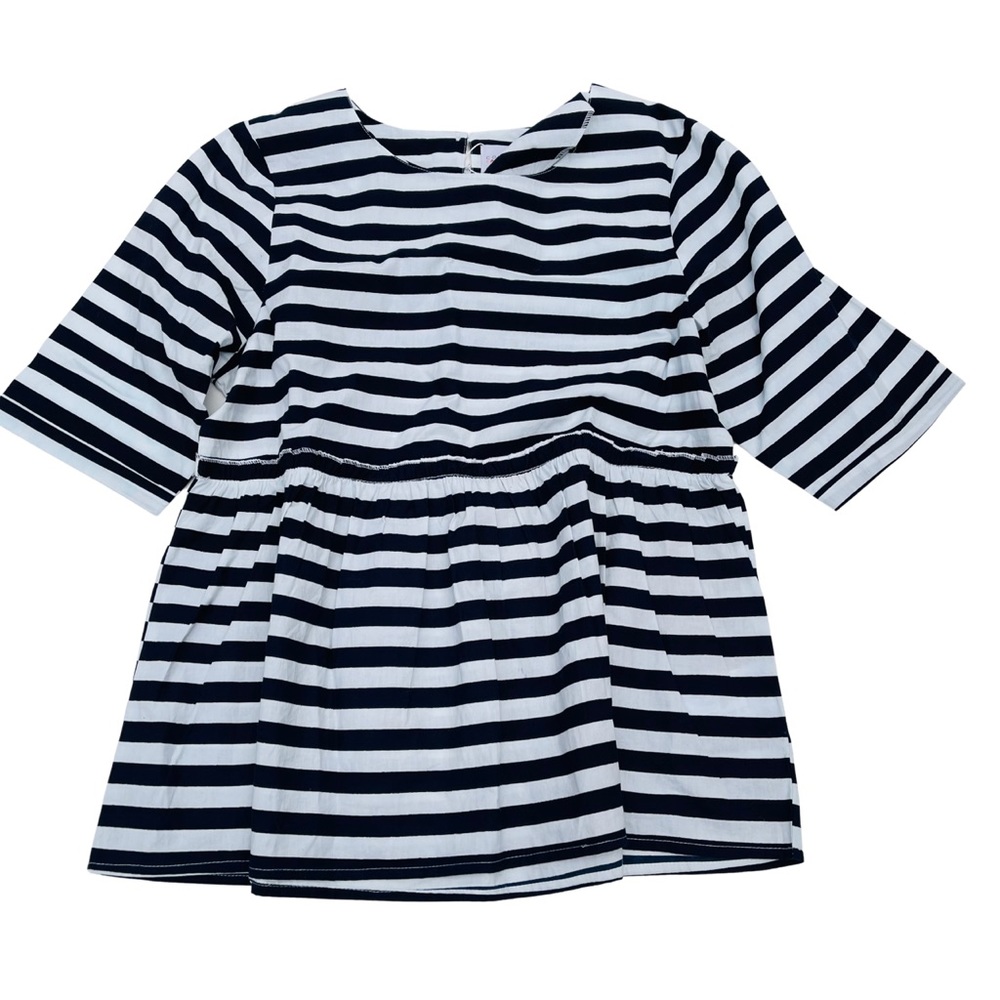 ModCloth Compania Fantastica Stripe Peplum Top